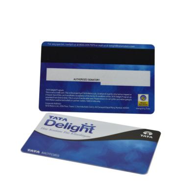 China Good Quality Standard CR80 Plastic Waterproof / Waterproof PVC Magnetic Stripe Card Custom Printing Manufacturer for sale