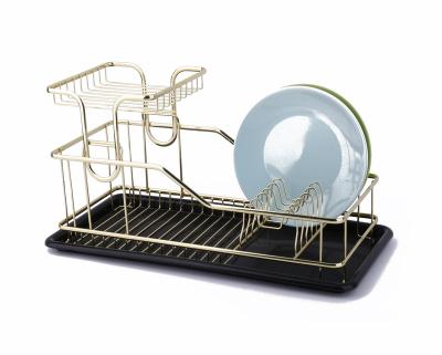 China Sustainable Wholesale White Kitchen Dish Drying Rack With Drying Board Storage Chopsticks Drain Rack For Small Kitchen Organizer for sale