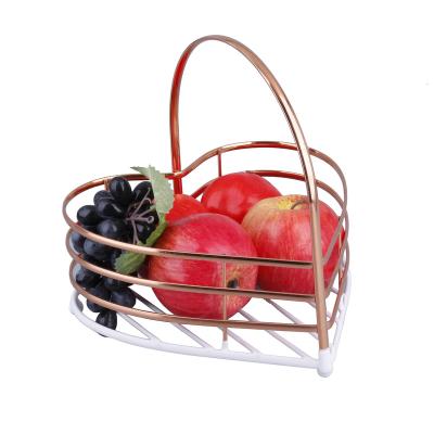 China Factory Viable Hot Sale Stylish Fruit Basket Countertops Basket for Kitchen and Living Room Display Storage Fruit Rack Organizer for sale