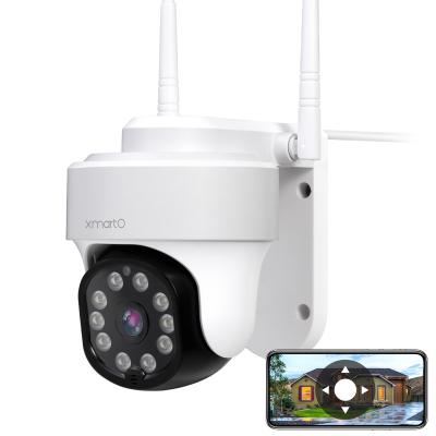 China NIGHT VISION XMARTO 2K HD 1296/1080P Wireless Outdoor Security Camera Wi-Fi, Motion Detection, Color Night Vision, IP66 Weatherproof for sale