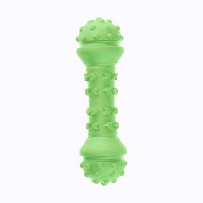 China Sustainable Bite-Resistant Dog Toy Rubber Solid Bone Chewing Toy Molar Resistant Help Dogs Relieve Stressed for sale