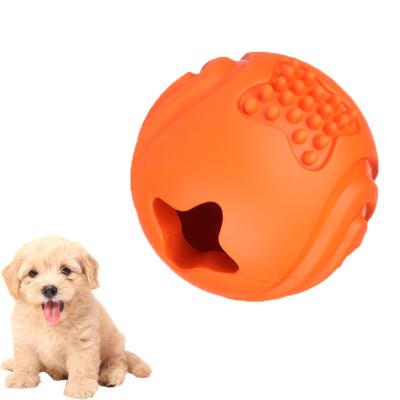 China Wholesale Durable Viable Natural Rubber Dog Toy Ball Leaking Food Dispenser Feeder Dog Chew Toys for sale