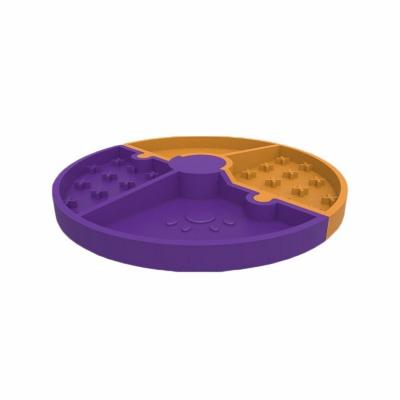 China 2022 Labyrinth Anti-Slip Pet Durable Detachable Sustainable Anti-clogging Slow Food Bowl for sale