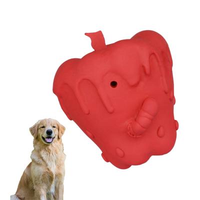 China 2022 Apple Amazon Viable Red Design Best Christmas Selling Products Squeak Durable Dog Toys for sale