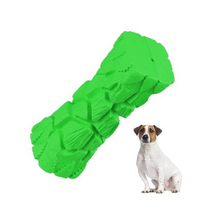 China Sustainable Durable and bite resistant high quality rubber tree trunk design hot sale wholesale price dog toy plush squeaker for sale