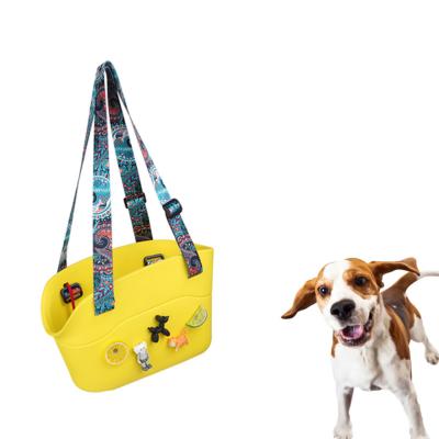 China 2022 Viable EVA Traveling Pets Carrier Wholesale Waterproof Beach Bag Handbag Outdoor For Small Medium Pet for sale