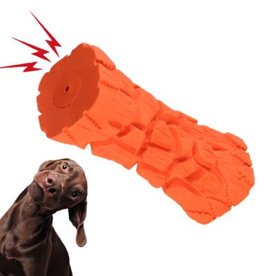 China Squeaky Toy Toothbrush Aggressive Dog Chew Dog Trunk OEM/ODM Design Squeaky Toys for sale