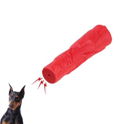 China Sustainable Design Squeaky Interactive Chew Natural Rubber Trunk Squeaky Toys For Puppies for sale