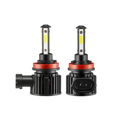 China Automobile Lamp High Brightness LED Headlights Hi/low Beam Car Bulb COB LED Headlight Bulb H7 for sale