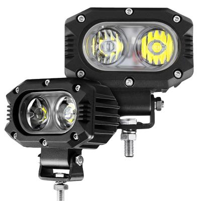 China QEEDON Work Light LED Headlights Extra Light For ATV Car Motorcycle 4x4 Off Road Truck Assisted Lamp Driving DRL 12V 24V 48W Fog01 for sale