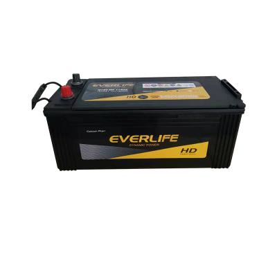 China Starter Motor Lead Acid Battery N180 180ah Starter Battery Maintenance Free Car Battery for sale