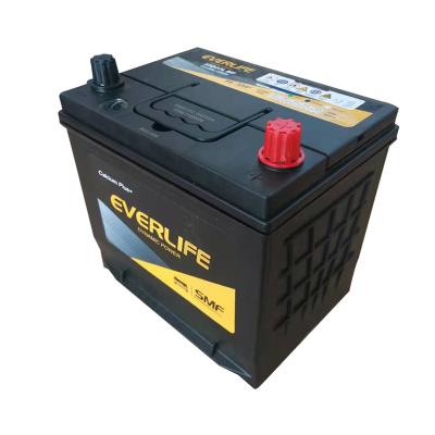 China High quality starter motor battery 55D23L 60ah china manufacture car battery starter auto lead acid battery for sale