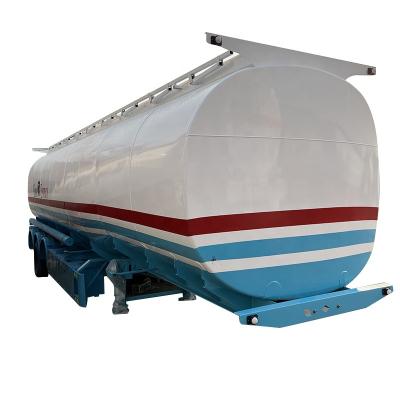 China Carbon Steel Made In China Three Axles Cement Tanker Semi Trailer Bulk Loading For Cement Powder for sale