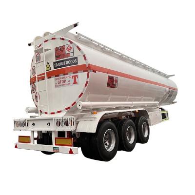 China Factory Price Carbon Steel 3 Axles Fuel Transport Tanker Gasoline Carbon Steel Oil Tank Trailer for sale