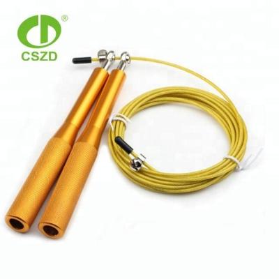 China 58mm Aluminum Weighted Alloy Crossfit Jump Ropes for sale