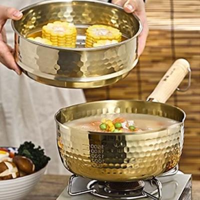 China Sustainable Hot Stainless Steel Kitchen Cooking Pan Pot Set Non Stick Cookware Sets Pans Baking for sale