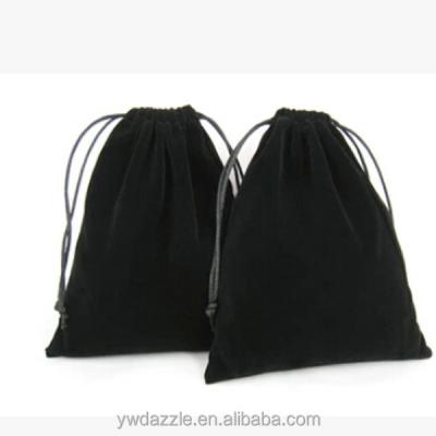 China Recyclable Customize High Quality Wool Cotton Drawstring Pouch For Gift for sale