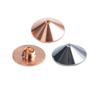 China Hotels Fiber Laser Nozzle Raytools Type Single Nozzle Copper Double Layer Nozzle For 1000w Fiber Laser Source for sale