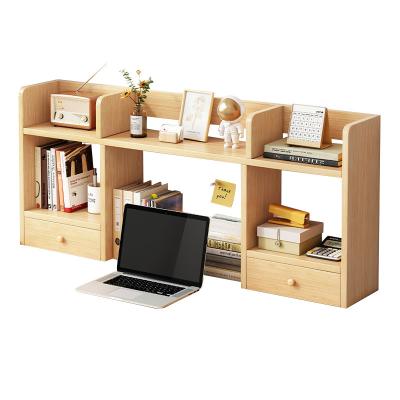 China Dormitory Storage Rack Home Office Bookcase (Other) Adjustable Shelving Office Student Desk Shelves for sale