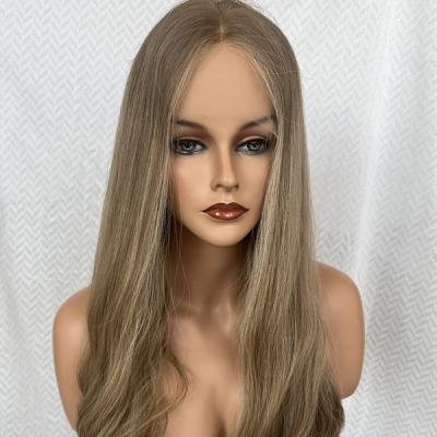 China Other NaturalVirgin Hair Wig Platinum Blonde Highlight Color Cuticle Aligned Hair Lace Front Wigs For White Women for sale