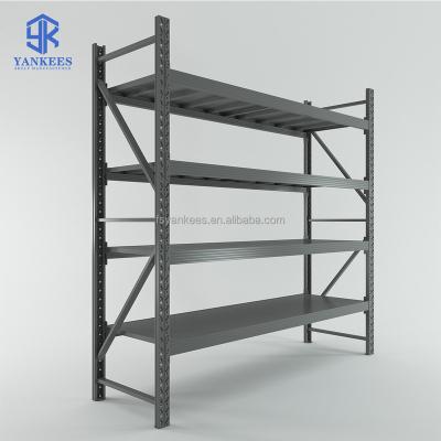 China Easy To Install 4 Layers Pallet Rack Heavy Duty Medium Duty Steel Warehouse Rack Shelf Heavy Duty Pallet Rack for sale