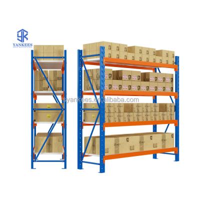 China Easy To Install Heavy Duty Factory Warehouse Storage Rack Shelves Steel Pallet Racking For Industrial for sale