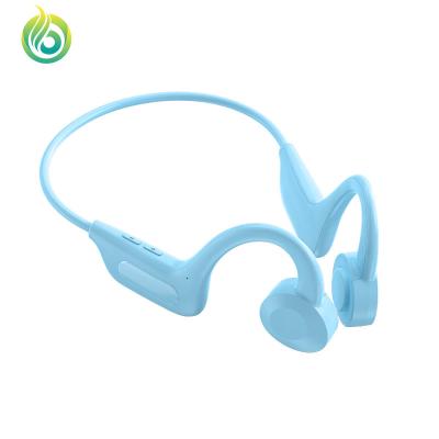 China Neckband Comfortable Open Ear Bone Conduction Wireless Headphones Swim IPX5 Waterproof With Memory Card Slot for sale