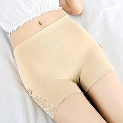 China Plus Size Ice Hip Summer Anti-Wrinkle Safety Wear-resistant Slim Lace Silk Bow Trousers Anti-Wrinkle Pants for sale