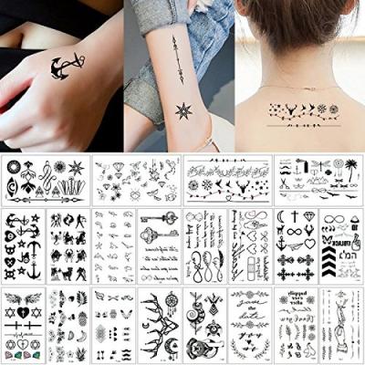 China Cute Temporary Art Tatoo Sticker Fashion Temporary Tattoo Fake Tattoos Body Hand Wrist Sticker Waterproof for sale