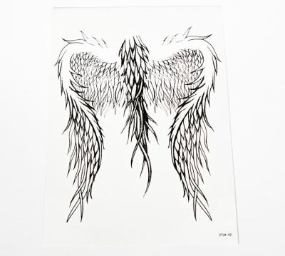 China Temporary Temporary Art Custom Body Waterproof Wings Tattoo Sticker for sale