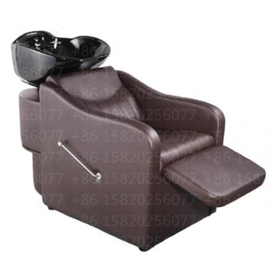 China Classic Hot Sale Salon Beauty Unit Barber Shampoo Backwash Chair Hair Shampoo Bed for sale