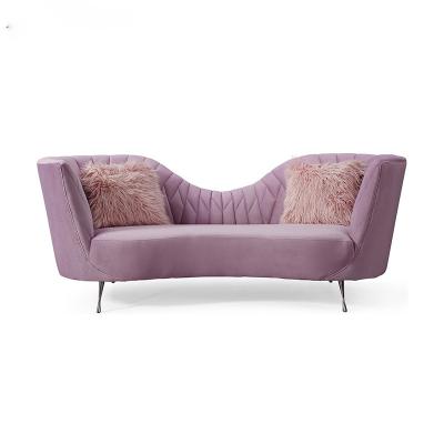 China Victorian Double Or Three Seat Modular Reception Sofa Waiting Sofa For Beauty Salon for sale