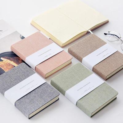 China High Quallity Leter Free Sample Blank Notebook Business Planner Work Agenda Budget Binder Macaron Canvas Candy Color Pu Leather Cover Binder for sale