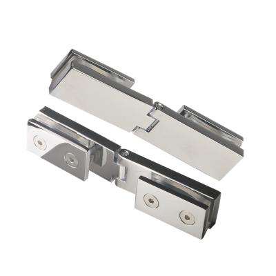 China KEZE 180 degree hinge 180 degree brass glass to shower glass door hinge for sale