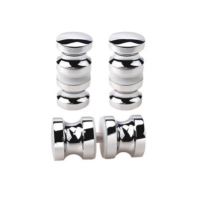 China Modern Drawer Pulls And Cabinet Door Hardware Knobs Sets Shower Room Brass Chrome Single Sided Interior Polished Door Knob The Beautiful for sale