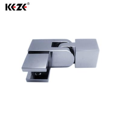 China Construction Stainless Steel Square Shape Pipe Connector For Glass Shower Room for sale