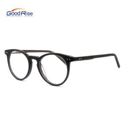 China For Reading Glass Custom Blue Light New 2021 Blocking Glasses Round Acetate Optical Frames Glasses Frame for sale