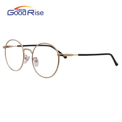 China GR1570 Sunglasses Fashion Eyewear Italy Design Style Super Hot Metal Round Frame Shades Shades Sunglasses 2021 for sale