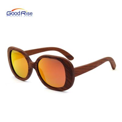 China Fashion ECO Sunglasses Recycle Friendly Bamboo Sun Lenses Logo Polarized Wooden Bamboo Sunglasses Custom Made for sale