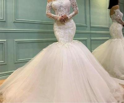 China S592F 2022 New Bridal High Quality Anti-static Fashion Party Mermaid Women High Quality Custom Made Wedding Dress for sale