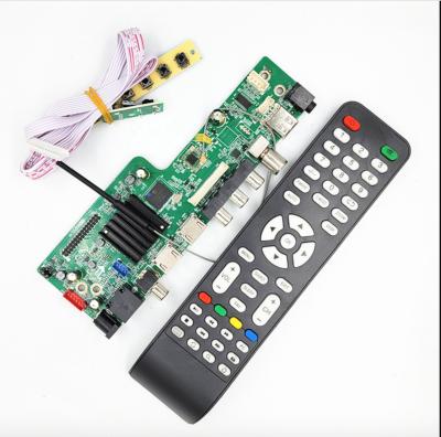 China Home TV Panel M368V3.0 512MB+4G TV Motherboard With Remote Control Driver TV Main Board Web Television Board for sale