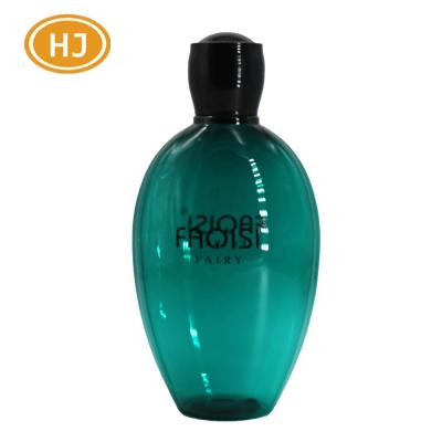 China High Quality Recycable Oval Shape 300ml Empty PET Plastic Bottle for sale