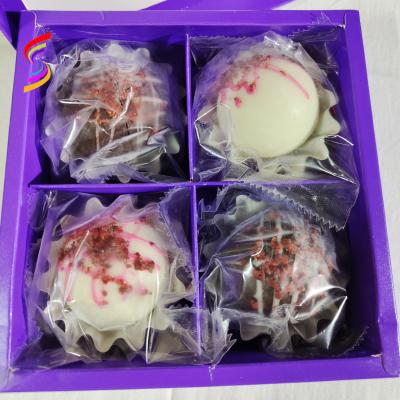 China Hot Christmas Gift Box Package Cocoa Bombs For DIY Milk Chocolate Drinks BALL for sale