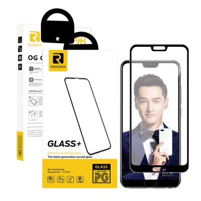 China Mobile Phone 1 2 3 Pack 2.5D 9H Screen For Huawei Honor 10 HD Gaming Glass Screen Tempered Protector for sale