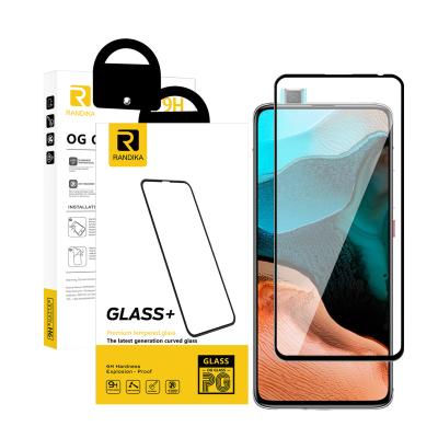 China Cell Phone Clear 1 PCS For Xiaomi Pro K30 Ultra 9h 2.5d Silk Printing Tempered Glass Screen Protector For Redmi K30 for sale