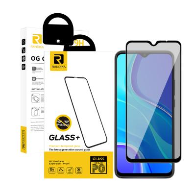 China Hot Mobile Phone Amazon Retail Package For xiaomi redmi 9 prime mobile 9i 9 tempered anti spy screen protector for sale