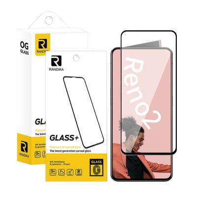 China Bulk Bulk Mobile Phone Smooth Touch 9d Screen Protector For Oppo Reno 2 Tempered Glass Screen Protector for sale