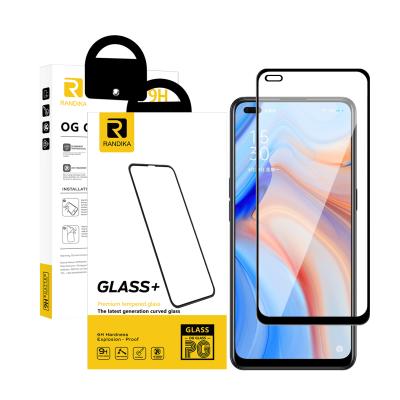 China Cell Phone Full Cover Cell Phone Screen Glass Protector for oppo reno 4f reno 4 a93 mobile screen protector film for sale