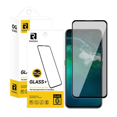 China Anti-explosion premium 2.5d mobile phone for vivo v17 pro anti spy privacy tempered glass screen protector 9h for sale