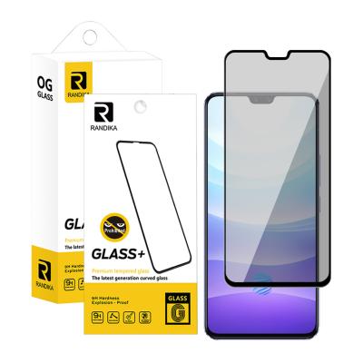 China Mobile phone 2.5d friendly prevent peeping for vivo s9 s7 v20 pro anti spy privacy screen protector installation for sale